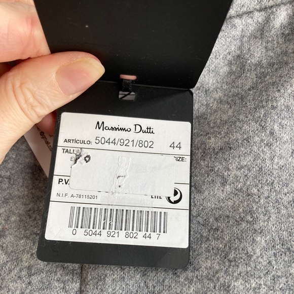 MASSIMO DUTTI | cropped grey pants - Picture 7 of 8